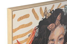 DKD Home Decor Cuadro Colonial Africana Multicolor 140 x 100 cm (2 Unidades)