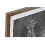 DKD Home Decor Cuadro de Cristal Abeto con Lámpara, 50x70 cm, Surtido de 2 unidades