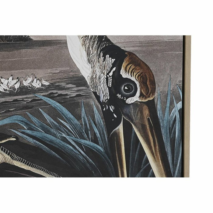 DKD Home Decor Set de 2 Cuadros Enmarcados de Garza, 83x4x123 cm