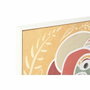 DKD Home Decor Set de 2 Cuadros de Caras Abstractas en Lienzo y PS 83x83x4 cm Multicolor