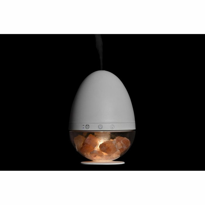 DKD Home Decor Difusor Aroma LED PP 300 ml Sal Blanco/Rosa/Transparente