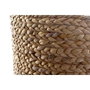 DKD Home Decor Set de 2 Cestas de Junco 51x51x30 cm Marrón y Natural