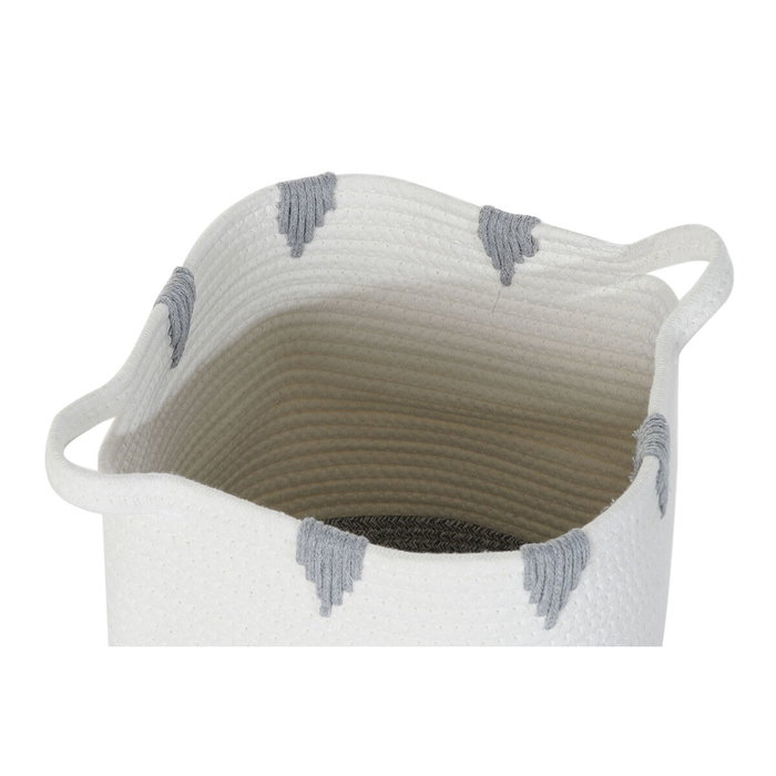 DKD Home Decor Set de 3 Cestas de Algodón 34x34x40 cm DKD Home Decor Set de 3 Cestas de Algodón 34x34x40 cm