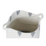 DKD Home Decor Set de 3 Cestas de Algodón 34x34x40 cm