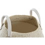 DKD Home Decor Cesta de Algodón y Fibra 37x37x25 Natural