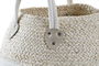 DKD Home Decor Cesta White basket Natural Blanco 37 x 25 x 37 cm
