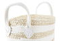 DKD Home Decor Cesta Blanco Beige 16 x 19 x 33 cm