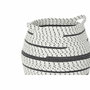 DKD Home Decor Set de 2 Cestas de Algodón y Yute Surtidas