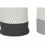DKD Home Decor Set de 2 Cestas de Algodón Surtidas 40x40x52 cm