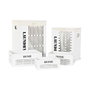 DKD Home Decor Set de 5 Cestas para la Ropa en MDF y Poliéster Blanco