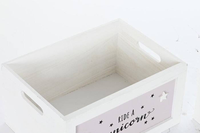 DKD Home Decor Cesta Ropa Kids Blanco Rosa 30 x 55 x 40 cm Set 5 DKD Home Decor Cesta Ropa Kids Blanco Rosa 30 x 55 x 40 cm Set 5