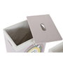DKD Home Decor Set de 5 Cestas de Ropa Paulownia 40x30x55 Blanco