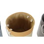 DKD Home Decor Surtido de 3 Cestas para la Ropa Pata de Gallo