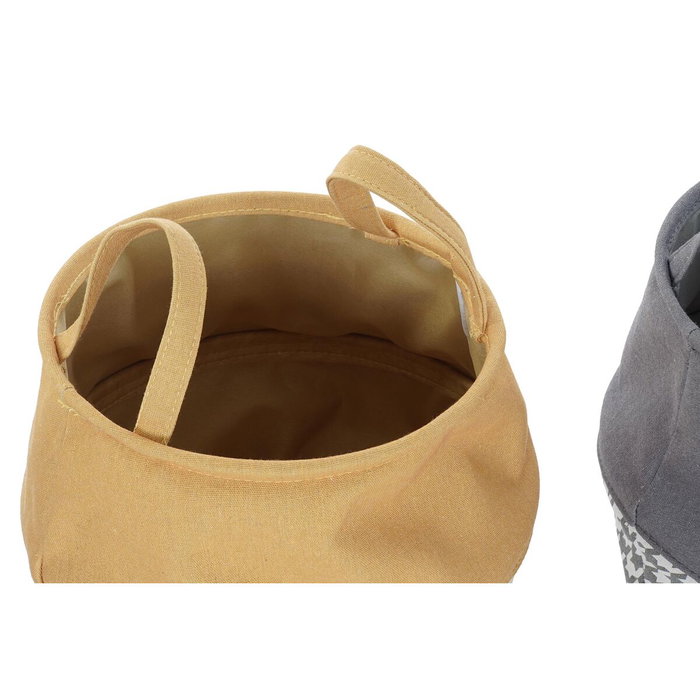 DKD Home Decor Surtido de 3 Cestas para Ropa en Poliéster Pata de Gallo DKD Home Decor Surtido de 3 Cestas para Ropa en Poliéster Pata de Gallo