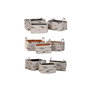 DKD Home Decor Set de 3 Cestas Pinceladas en Poliéster