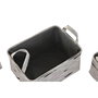 DKD Home Decor Set de 3 Cestas Pinceladas en Poliéster