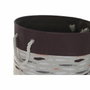 DKD Home Decor Surtido de 3 Cestas para la Ropa Pinceladas en Gris, Burdeos y Naranja