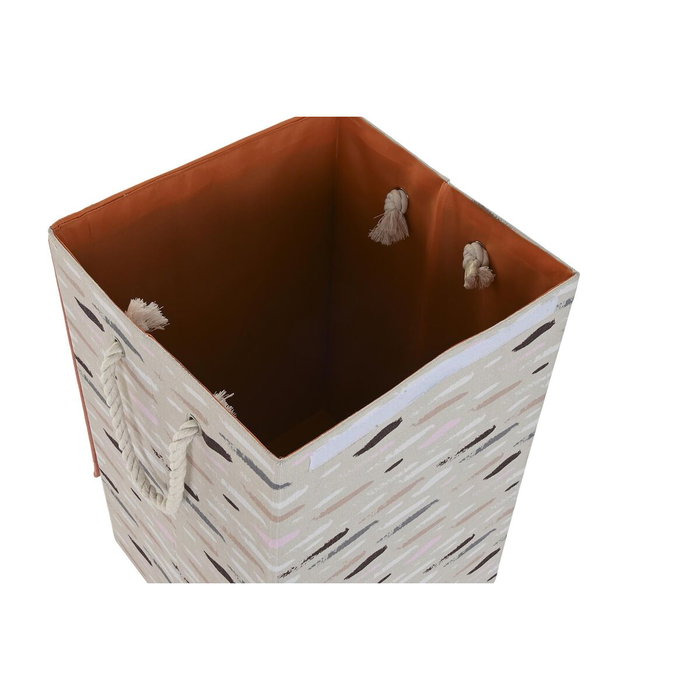 DKD Home Decor Cesta Ropa Poliéster 36x36x55 Surtido de 3 Unidades