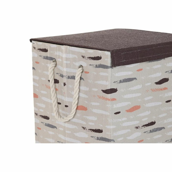 DKD Home Decor Cesta Ropa Poliéster 36x36x55 Surtido de 3 Unidades