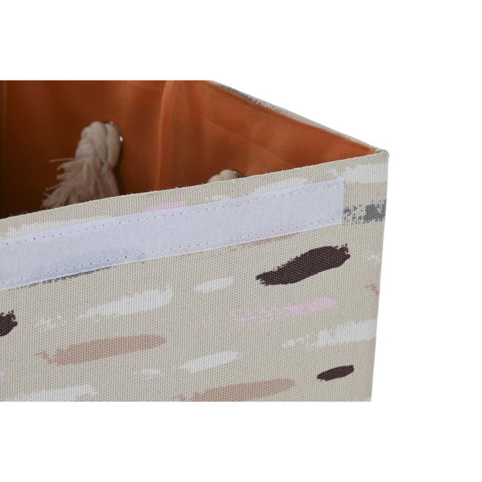 DKD Home Decor Cesta Ropa Poliéster 36x36x55 Surtido de 3 Unidades