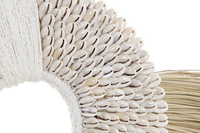 DKD Home Decor Decoración Étnica de Yute y Hierro Natural