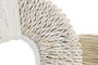 DKD Home Decor Decoración Étnica de Yute y Hierro Natural