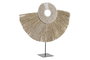 DKD Home Decor Decoración Étnica de Yute y Hierro Natural