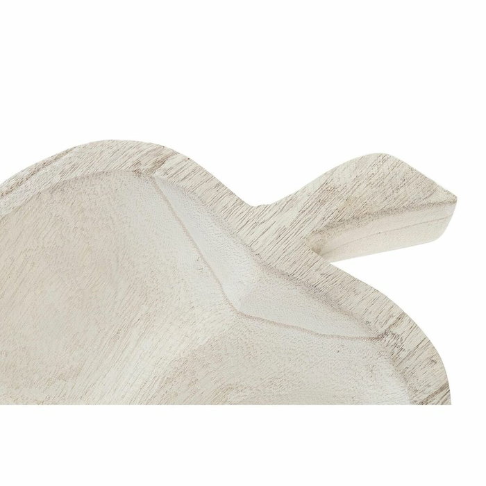 DKD Home Decor Centro de Mesa de Paulownia Marrón Natural 28x25x5 cm