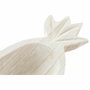 DKD Home Decor Centro de Mesa Paulownia 39x16x5 cm Marrón Natural