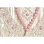 DKD Home Decor Decoración Colgante de Ratán y Macramé, Surtido de 2 Unidades