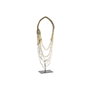 DKD Home Decor Decoración de Conchas y Hierro Collar Blanco