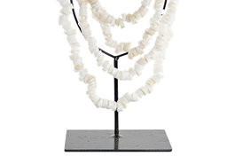 DKD Home Decor Decoracion Balines Blanco Natural 21 x 10 x 62 cm