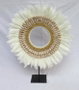 DKD Home Decor Decoración Pluma Hierro JUJU Blanco