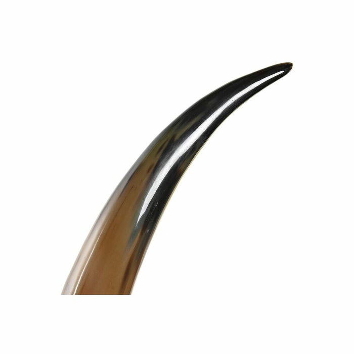 DKD Home Decor Decoración de Cuerno y Metal 10x25x40 cm