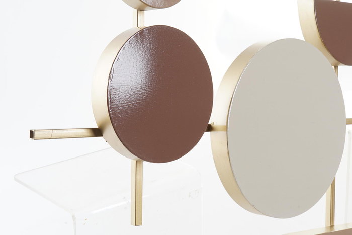 DKD Home Decor Decoración de Pared Metal Moderna 110x49x6,4 cm