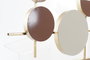DKD Home Decor Decoración de Pared Metal Moderna 110x49x6,4 cm
