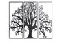 DKD Home Decor Decoración de Pared Negro 1.3 x 91 x 105 cm Set de 3