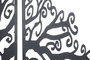 DKD Home Decor Decoración de Pared Negro 1.3 x 91 x 105 cm Set de 3