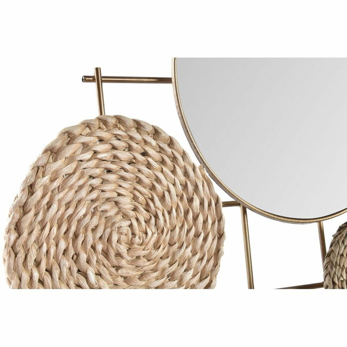 DKD Home Decor Decoración de Pared Metal Espejo 72x3,5x74 Marrón DKD Home Decor Decoración de Pared Metal Espejo 72x3,5x74 Marrón