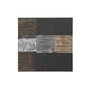 DKD Home Decor Decoración de Pared MDF Moderna 3D Negro