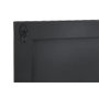DKD Home Decor Decoración de Pared MDF Moderna 3D Negro