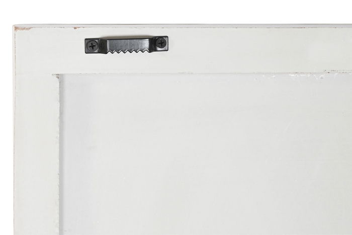 DKD Home Decor Set de 2 Decoracion Pared Moderno Gris Blanco 90 x 90 x 3.5 cm