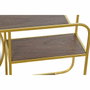 DKD Home Decor Espejo con Estantería Dorado 100x18x40 cm