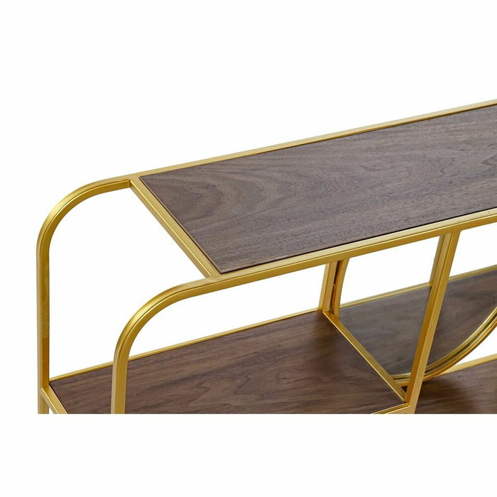 DKD Home Decor Espejo con Estantería Dorado 100x18x40 cm DKD Home Decor Espejo con Estantería Dorado 100x18x40 cm