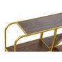 DKD Home Decor Espejo con Estantería Dorado 100x18x40 cm