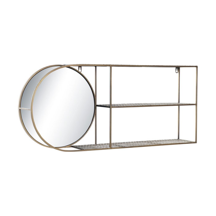 DKD Home Decor Espejo Moderno Dorado Metal 13 x 35 x 80 cm