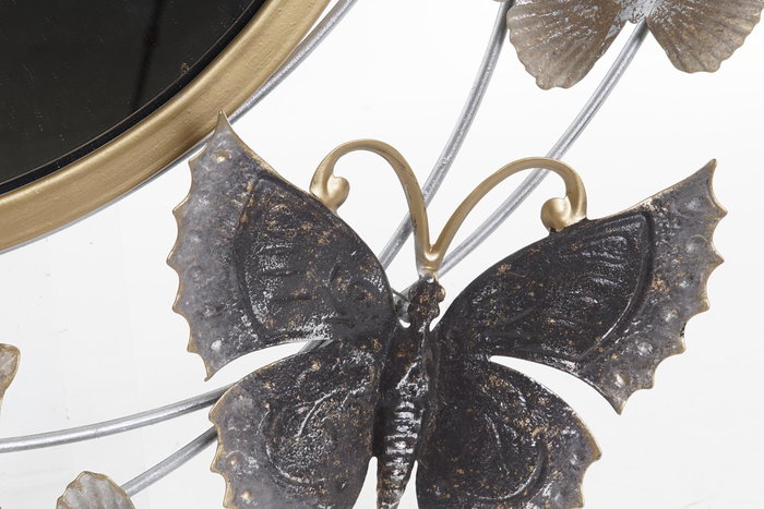 DKD Home Decor Espejo Glam Malva Dorado con Mariposas 6.5 x 73 x 75 cm DKD Home Decor Espejo Glam Malva Dorado con Mariposas 6.5 x 73 x 75 cm