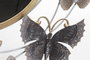 DKD Home Decor Espejo Glam Malva Dorado con Mariposas 6.5 x 73 x 75 cm