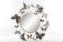 DKD Home Decor Espejo Glam Malva Dorado con Mariposas 6.5 x 73 x 75 cm