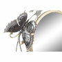 DKD Home Decor Espejo Glam Malva Dorado con Mariposas 6.5 x 73 x 75 cm
